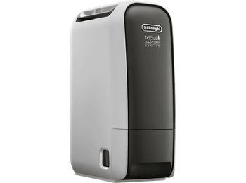 Deshumidificador - De'Longhi Tasciugo AriaDry Light DNS65, Extracción de 6 l/día, Depósito 2.8 l, Superficie máxima 75 m³, Ionizador, Gris