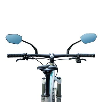 Espejo retrovisor ajustable ROCKBROS 360° para bicicleta HD con amplio campo de visión,espejo de bicicleta resistente a