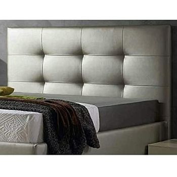 Cabecero De Cama Texas 90x70 Cm Plata