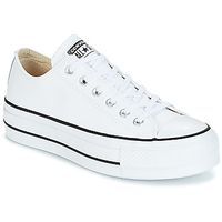 converse zapatillas chuck taylor all star lift clean ox leather para mujer