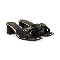 michael kors sandalias con tacon mujer - negro talla 8