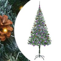 arbol de navidad  decoraciones de navidad artificial verde 180 cm pvc y acero