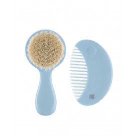 Peine y cepillo con cerdas naturales Stripy Friends