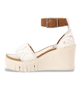 Art para mujer. 12085S1WU003_017 Sandalias 2085S Catania blanco roto (42), Tela, 8 a 10cm, Hebilla, Casual