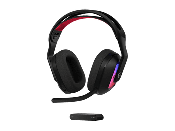 Auriculares gaming - Logitech G A20 X Lightspeed, Bluetooth, PS5-XBOX-Switch-PC, Playsync, Micrófono extraíble, Personalizable, Lightsync, Negro