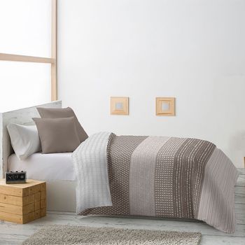 Edredón Invierno Reversible 350g Estampado Naray 150 Cm Rufino Diaz, Marrón