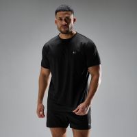 camiseta de malla velocity ultra para hombre de mp - negro - xxl