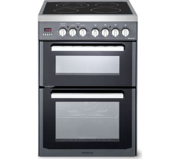 KENWOOD CK235C 60 cm Electric Ceramic Cooker - Slate Grey & Chrome, Grey