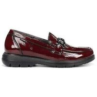 fluchos mocasines f1794 burdeos para mujer