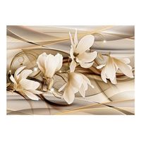 papel pintado 3d - dance of flowers 150x105 cm