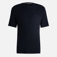 boss bodywear ribbed woven lounge t-shirt - l