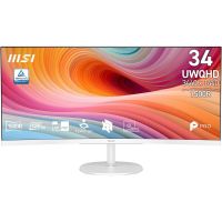 monitor msi pro mp341cqw e12 34 ultrawide quad hd 120hz va curvo blanco