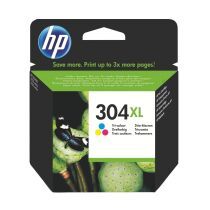 HP 304XL Cartucho original tricolor de alta capacidad (300 pÃ¡ginas)