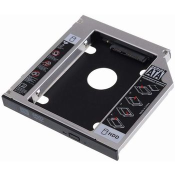 Ewent Caja de Montaje para Disco Duro SSD en Bahía Óptica 12.7mm