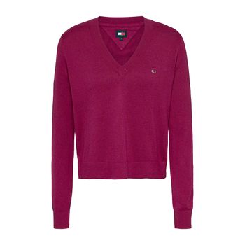 Tommy Jeans Jersey Burdeos DW0DW18670-V9Y
