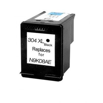 Inkpro Cartucho Tinta Compatible con HP N304XL Negro