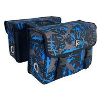 alforjas para bicicleta ice azul y negro 34 l willex
