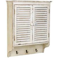 armario de madera beige 54x17x67h cm