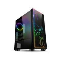 carcasa pc spirit of gamer ghost one micro atx negra vidrio templado rgb