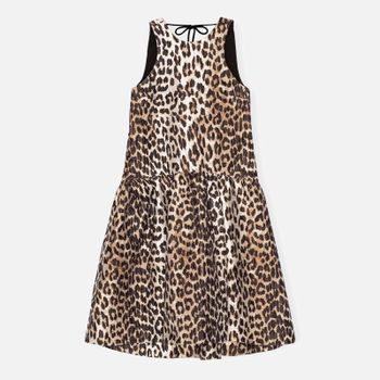 Ganni Leopard-Jacquard Midi Dress - EU 36/UK 8