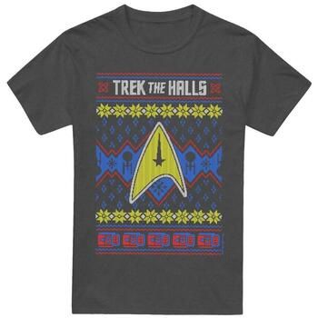 Star Trek Tops y Camisetas Trek the Halls Ugly para mujer