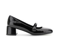 escote con boton de charol black