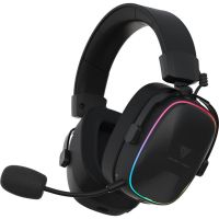 auriculares secret gear sx2 inalambricos usb-c y mini jack con sonido 71 y microfono negro