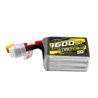 bateria lipo tattu r-line version 60 222v 1600mah 160c 6s sq con conecto xt60 para speedybee master 5 v2 darwinfpv cin