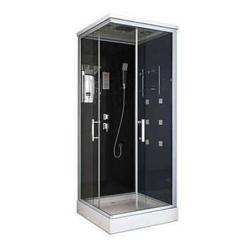 Cabina De Ducha Con Iluminación Led Wave S - 90 X 80 Cm