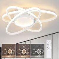 lampara de techo led moderna 3000 con mando a distancia - iluminacion de interiores zmh