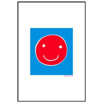 Panorama Cuadro Metacrilato Enmarcado Agatha Ruiz De La Prada Carita Feliz 70x100 Cm