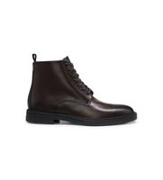 boss para hombre 50573364 botines de piel calev marron 42 plano cordones casual