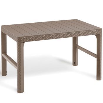 Mesa De Jardín Lyon Color Capuchino Keter