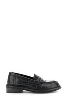 mocasines de piel grabado coco black 39
