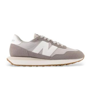 New Balance para mujer. WS237V1 Zapatillas 237 gris (40.5), Plano, Cordones, Casual