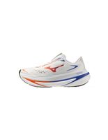 zapatillas de running mizuno sky prime hombre blanconaranjaazul