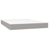 colchon matrimonial  colchon de cama  colchao de muelles ensacados tela gris claro 140x200x20 cm
