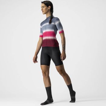 Castelli Dolce Jersey - M - Light Steel Blue/Bordeaux