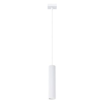 Lámpara de techo blanco aluminio alt. 8 cm