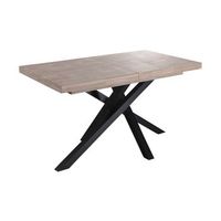 mesa de comedor extensible xena con almacenaje integrado