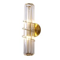 aplique metal y vidrio  40 cm