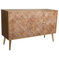 aparador de madera marron 120x415x71