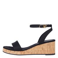 tommy hilfiger sandalia de cuna negra fw0fw08372-bds