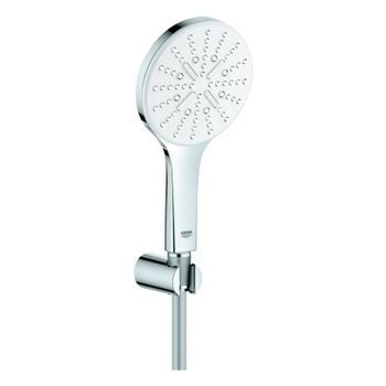Conjunto De Ducha Con Soporte Grohe Rainshower Smartactive 130 3 Chorros White, 26581ls0