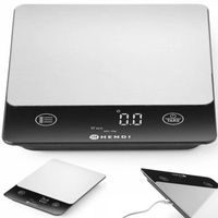 bascula de cocina electronica 10000 g  1 g - hendi 580028