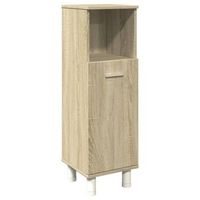 armario de bano  mueble de bano madera ingenieria roble sonoma 305x30x95 cm