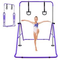 barra de gimnasia - equipo de entrenamiento - hierro - morado 9906x14478x12954cm