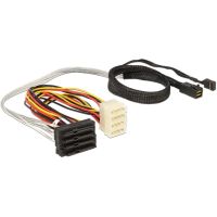 cable delock 83390 mini sas hd a sas 05 m machohembra multicolor