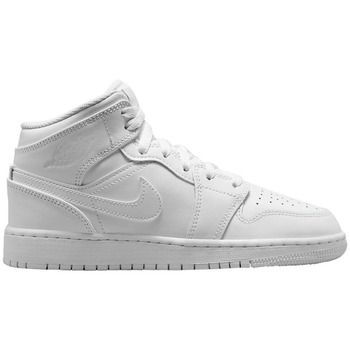 Nike Deportivas Moda 1 Mid Triple White (2023) (GS) para mujer