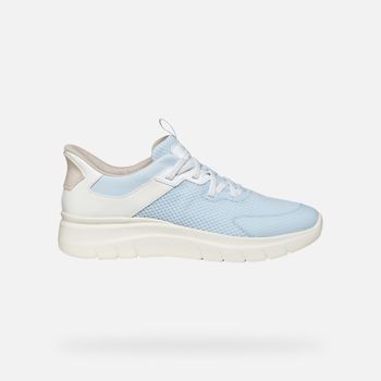 GEOX Plummery Plus Mujer Azul Claro/blanco